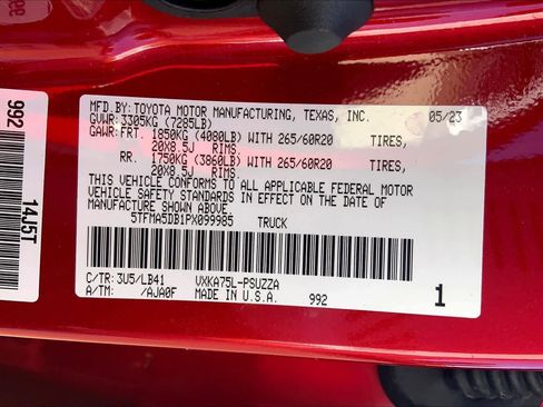 Used 2023 Toyota Tundra 1794 Edition w/ TRD Off-Road Package image 37