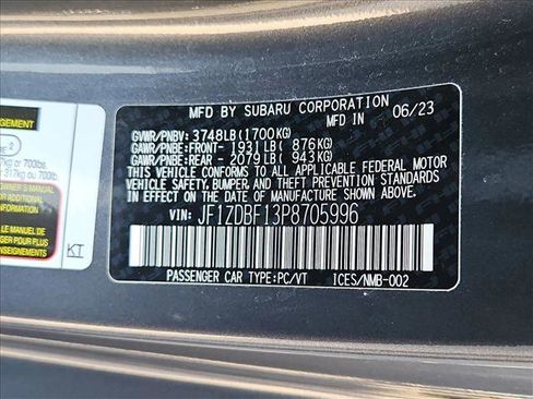 Used 2023 Subaru BRZ Limited w/ Popular Package #2 RWD image 22