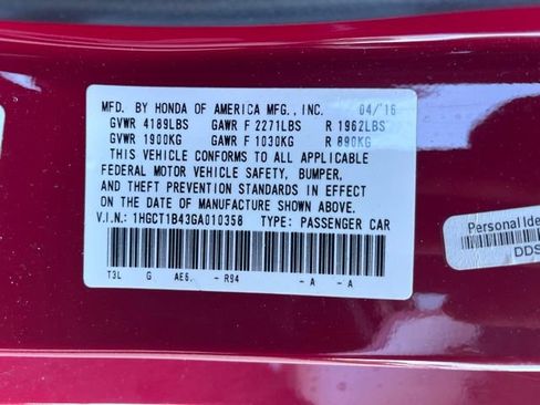 Used 2016 Honda Accord LX-S image 14