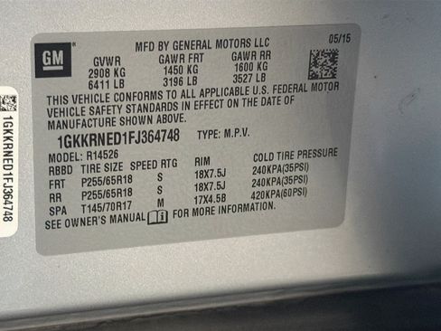 Used 2015 GMC Acadia SLE FWD image 12