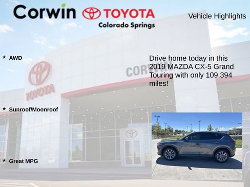 Used 2019 MAZDA CX-5 Grand Touring AWD/4WD image 6