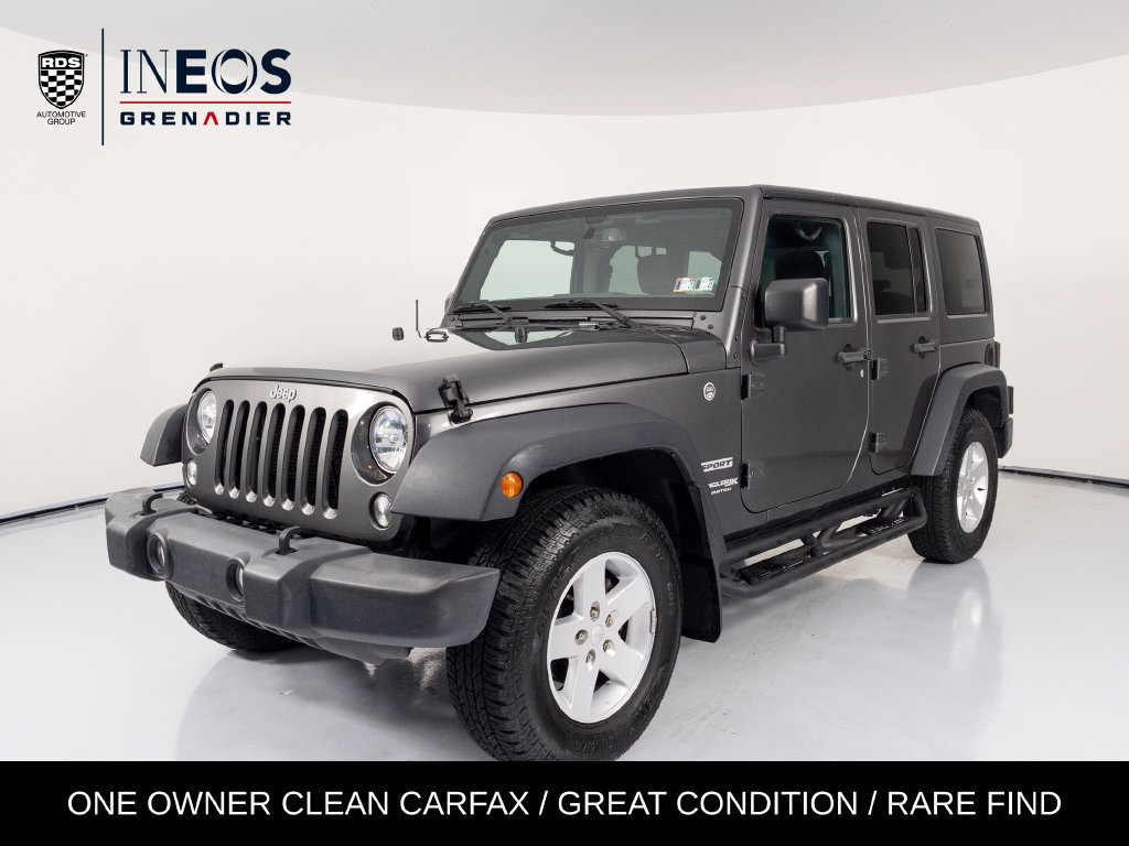 Used 2018 Jeep Wrangler Unlimited Sport S AWD/4WD image 1