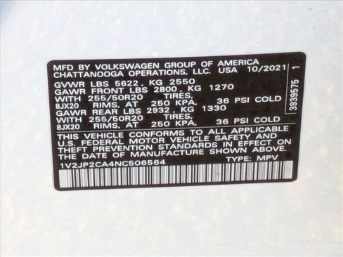 Used 2022 Volkswagen Atlas SE FWD image 17