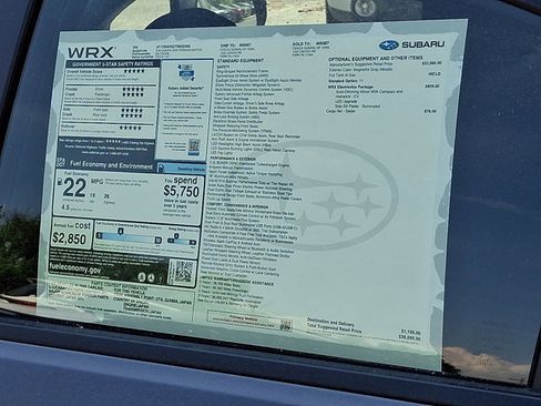 New 2026 Subaru WRX Premium w/ WRX Electronics Package AWD/4WD image 16