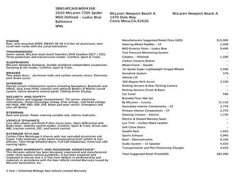 Used 2020 McLaren 720S Luxury image 39