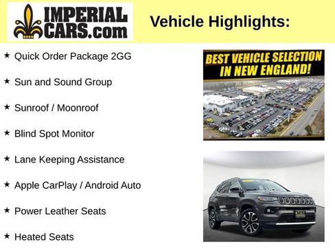 Used 2022 Jeep Compass Limited w/ Sun and Sound Group image 7