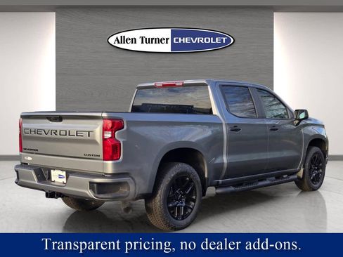 New 2026 Chevrolet Silverado 1500 Custom w/ Turbomax Blackout Package RWD image 7