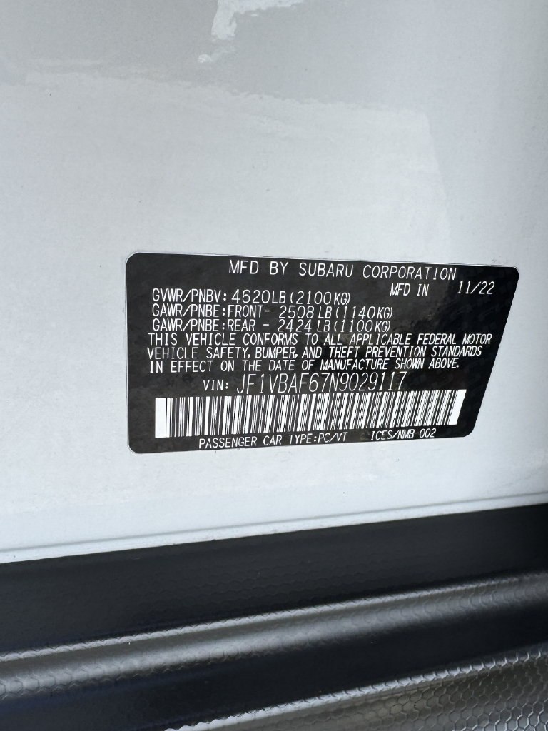 Used 2022 Subaru WRX Premium AWD/4WD image 34