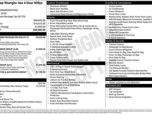 New 2025 Jeep Wrangler Unlimited Sport S 4xe image 30