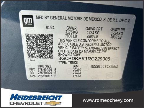 Used 2024 Chevrolet Silverado 1500 LT AWD/4WD image 8