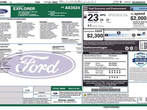 Used 2025 Ford Explorer ST-Line w/ Premium Package AWD/4WD image 9