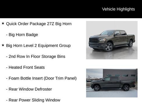 Used 2021 RAM 1500 Big Horn w/ Built-to-serve Edition image 6