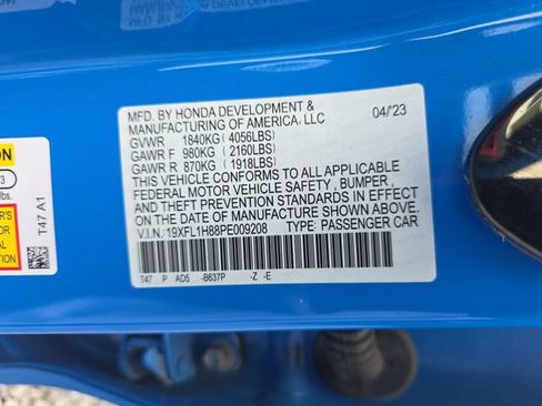 Used 2023 Honda Civic Sport Touring image 9
