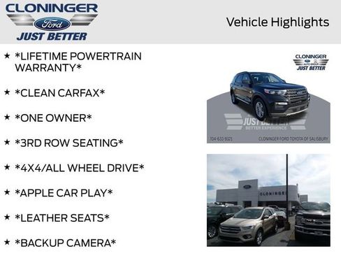 Used 2023 Ford Explorer XLT w/ Equipment Group 202A image 4