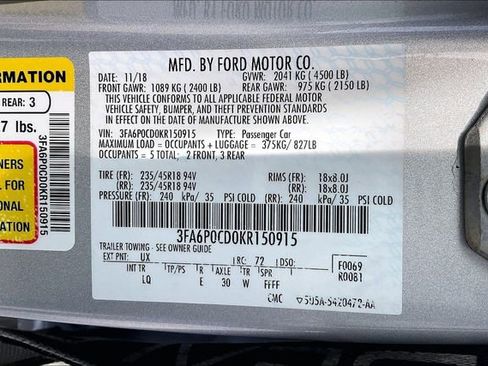 Used 2019 Ford Fusion SEL image 6
