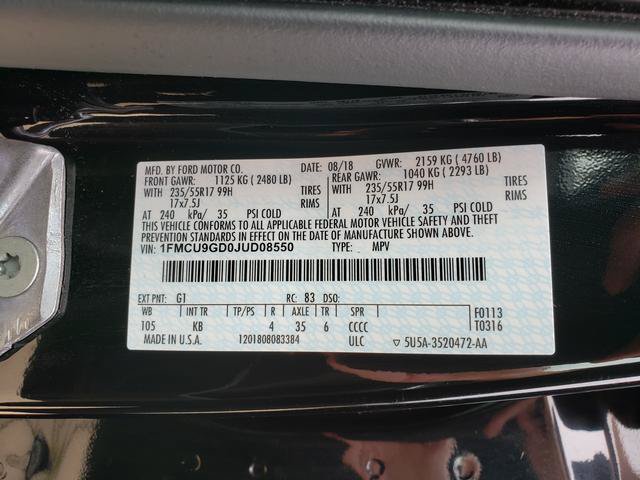 Used 2018 Ford Escape SE AWD/4WD image 25
