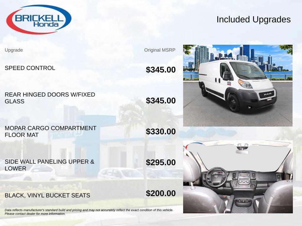 Used 2020 RAM ProMaster 1500 FWD image 11