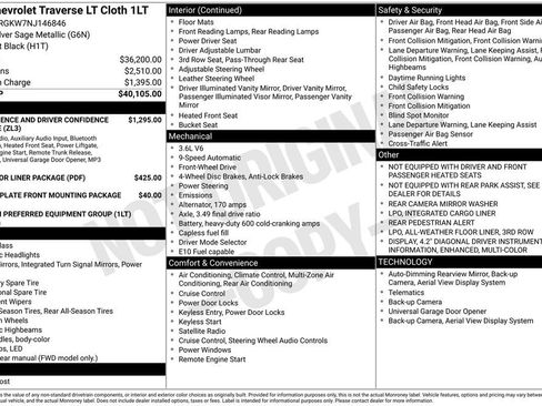 Used 2022 Chevrolet Traverse LT FWD image 4