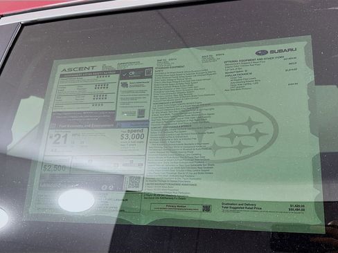 New 2025 Subaru Ascent Limited w/ Popular Package #2 image 12