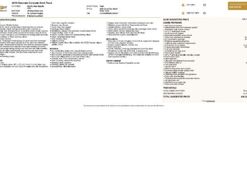 Used 2019 Chevrolet Colorado W/T w/ WT Convenience Package image 9