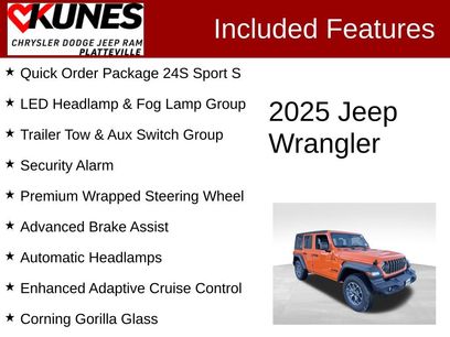 New 2025 Jeep Wrangler Sport S