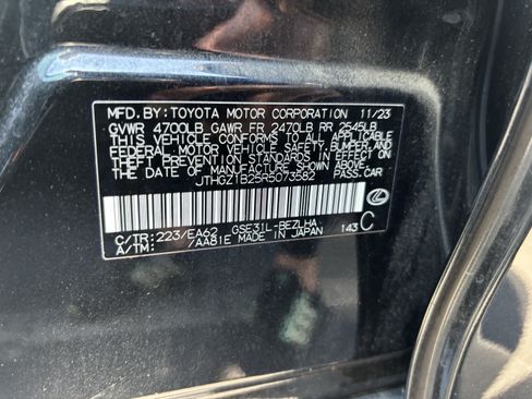 Used 2024 Lexus IS 350 F Sport w/ Memory Package RWD image 38