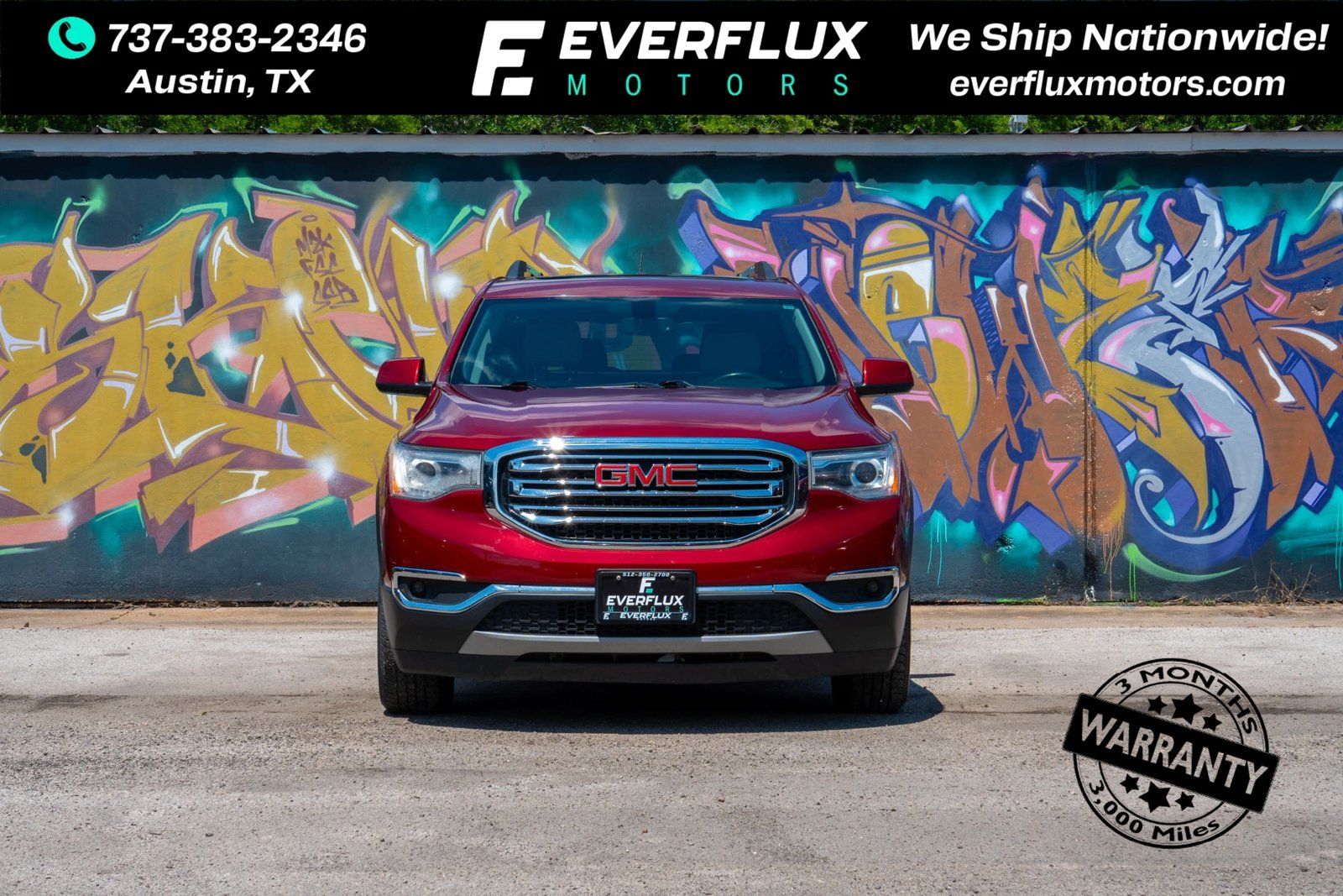 Used 2019 GMC Acadia SLT w/ LPO, Cargo Package FWD image 1
