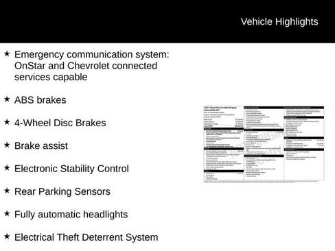 Used 2021 Chevrolet Corvette Stingray Preferred Conv w/ Battery Protection Package RWD image 7