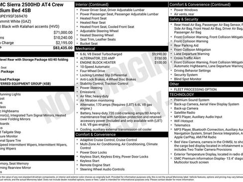 Used 2025 GMC Sierra 2500 AT4 AWD/4WD image 2