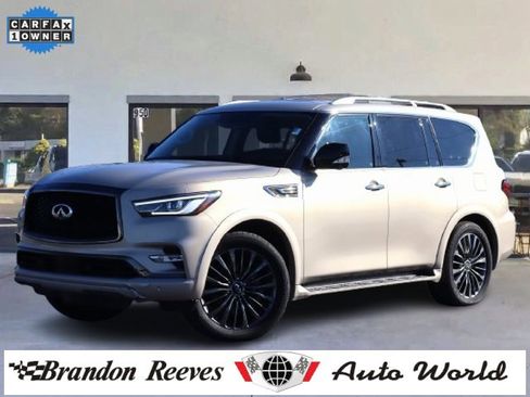 Used 2021 INFINITI QX80 Premium Select w/ Cargo Package image 1