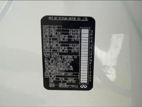 Used 2022 INFINITI QX55 Luxe w/ Cargo Package image 30