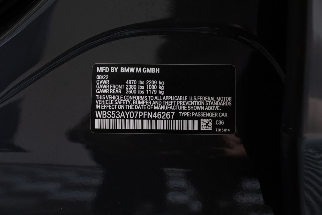 Used 2023 BMW M3 w/ M Carbon Exterior Package RWD image 53