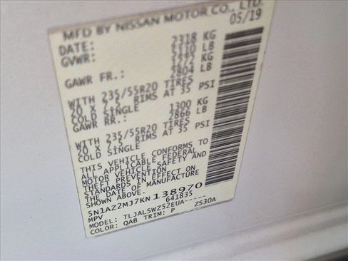 Used 2019 Nissan Murano Platinum FWD image 23