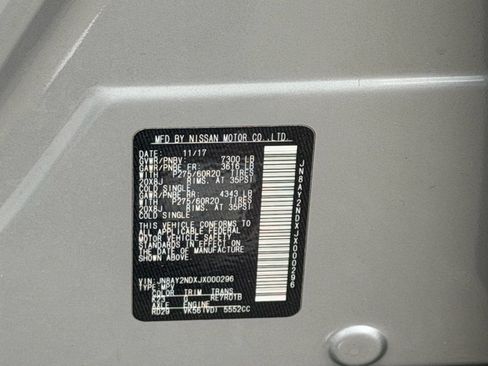Used 2018 Nissan Armada SL w/ Moonroof Package RWD image 33