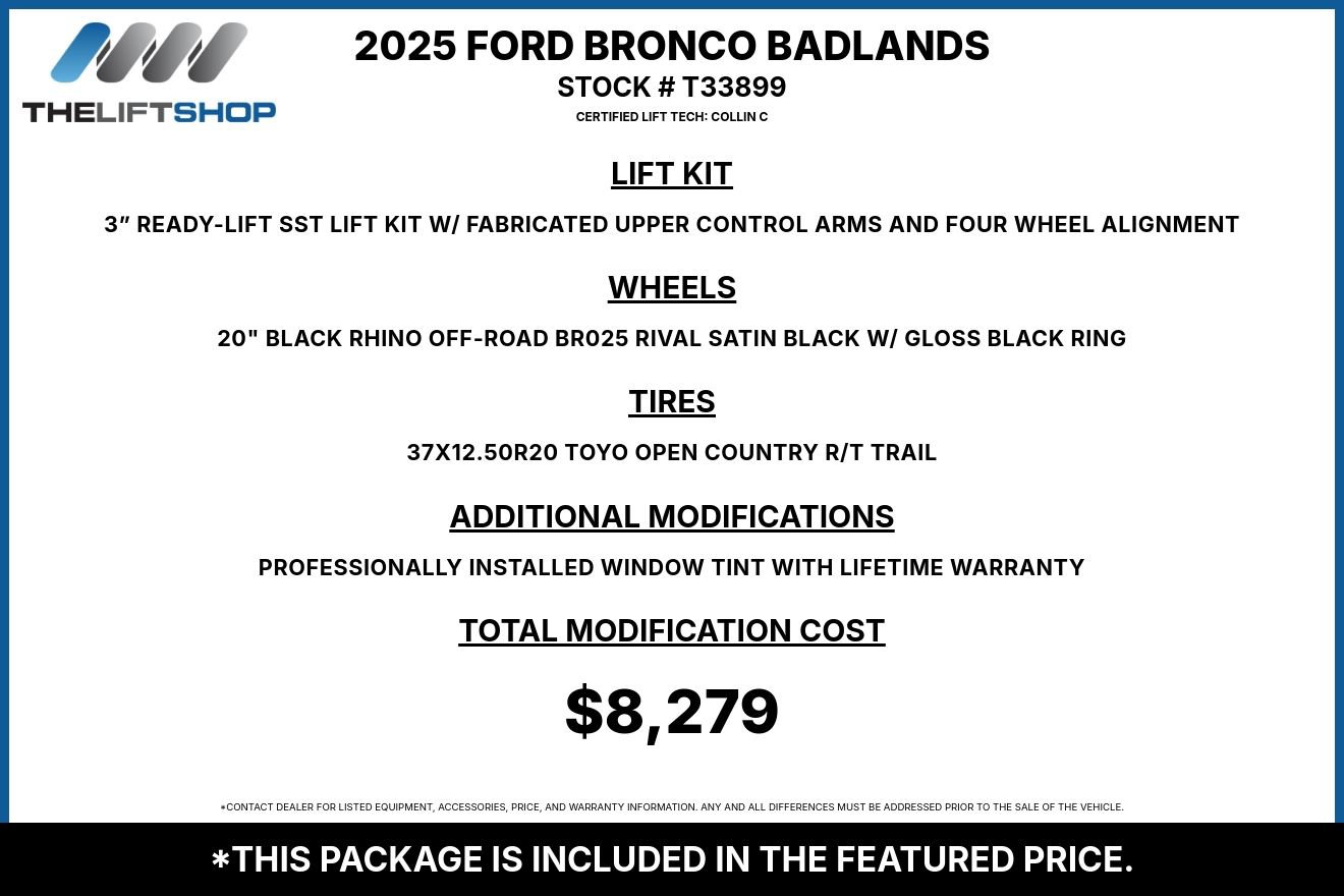 Used 2025 Ford Bronco Badlands AWD/4WD image 2