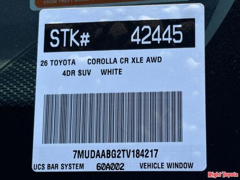 New 2026 Toyota Corolla Cross XLE AWD/4WD image 27