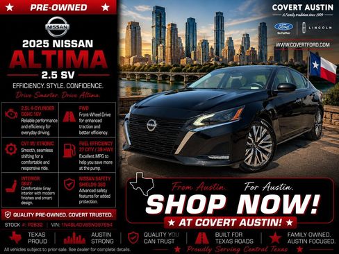 Used 2025 Nissan Altima 2.5 SV FWD image 1