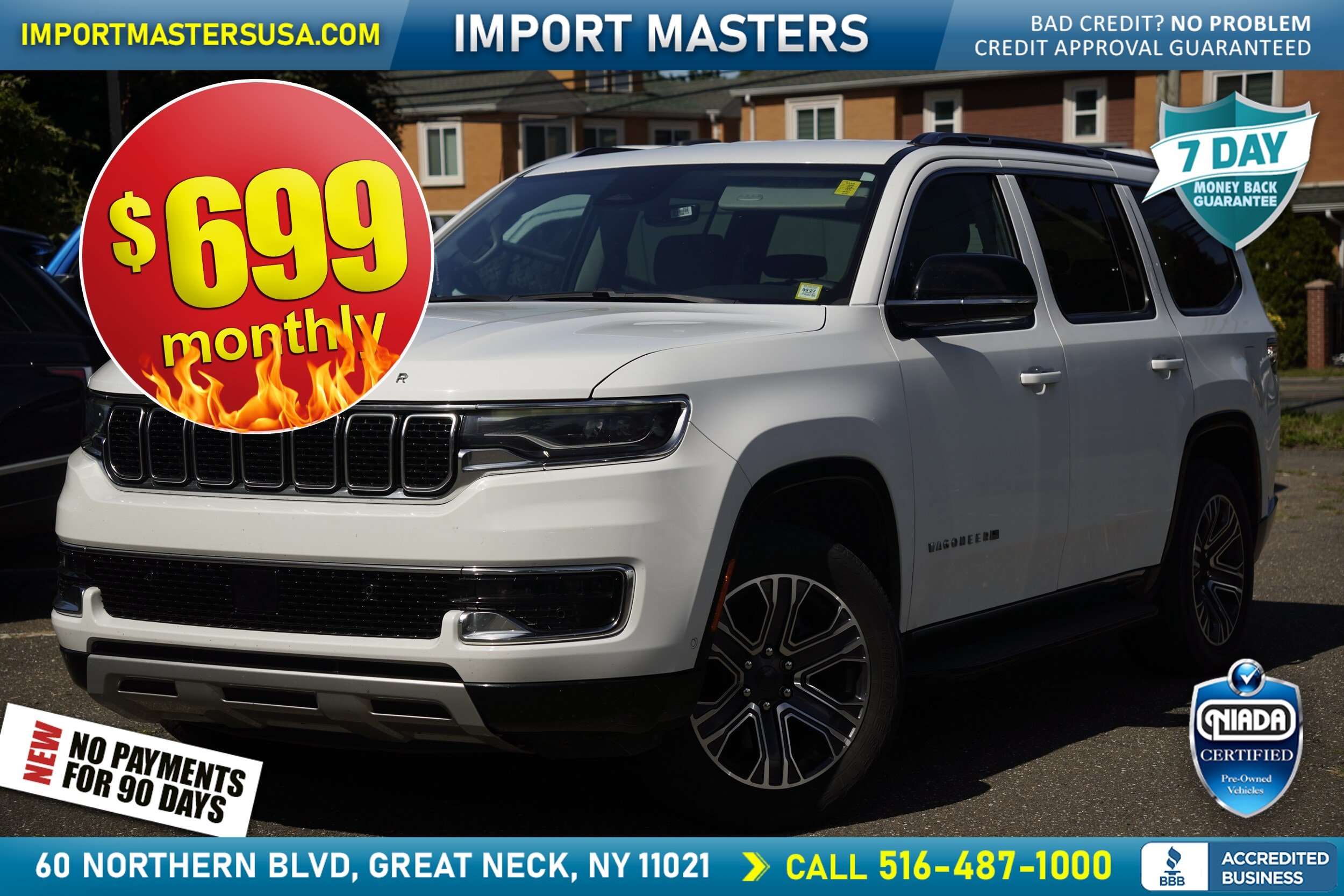 Used 2024 Jeep Wagoneer Series II w/ Flexible Seating Group RWD image 1