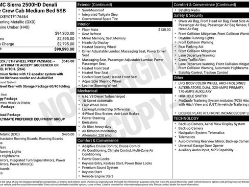 Used 2026 GMC Sierra 2500 Denali Ultimate AWD/4WD image 27