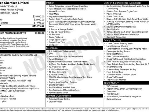 New 2026 Jeep Cherokee Limited AWD/4WD image 5