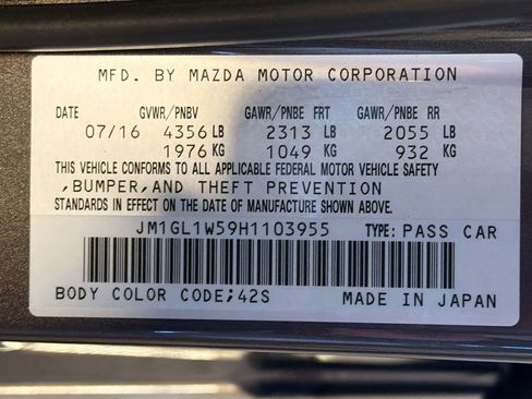 Used 2017 MAZDA MAZDA6 Grand Touring image 12