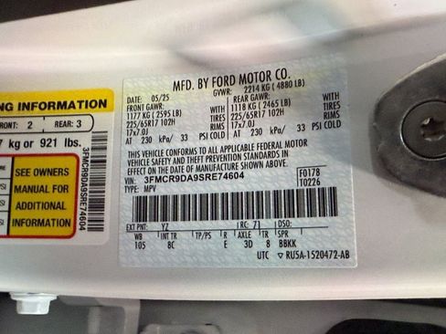 Used 2025 Ford Bronco Sport Badlands image 55