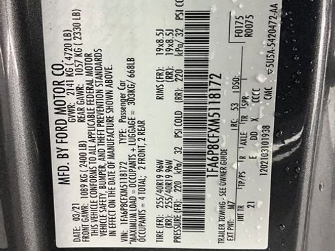 Used 2021 Ford Mustang GT w/ Equipment Group 301A image 32