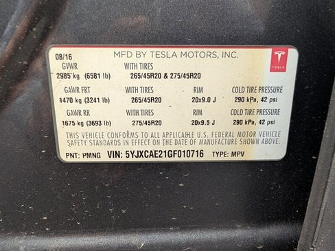 Used 2016 Tesla Model X 75D image 40