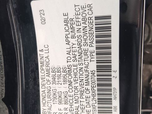 Certified 2023 Honda Civic Sport image 16