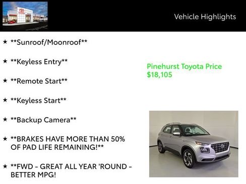 Certified 2024 Hyundai Venue SEL image 13