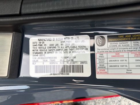 New 2026 Nissan Z NISMO w/ Floor Mat Package RWD image 28