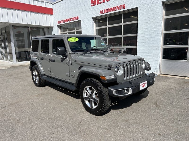 Used 2021 Jeep Wrangler Unlimited Sahara AWD/4WD image 1