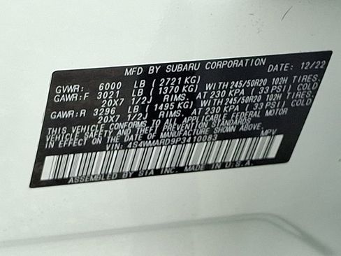 Used 2023 Subaru Ascent Limited w/ Technology Package image 30