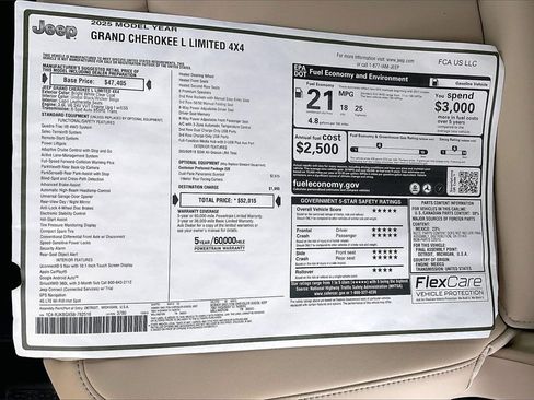 New 2025 Jeep Grand Cherokee L Limited image 14